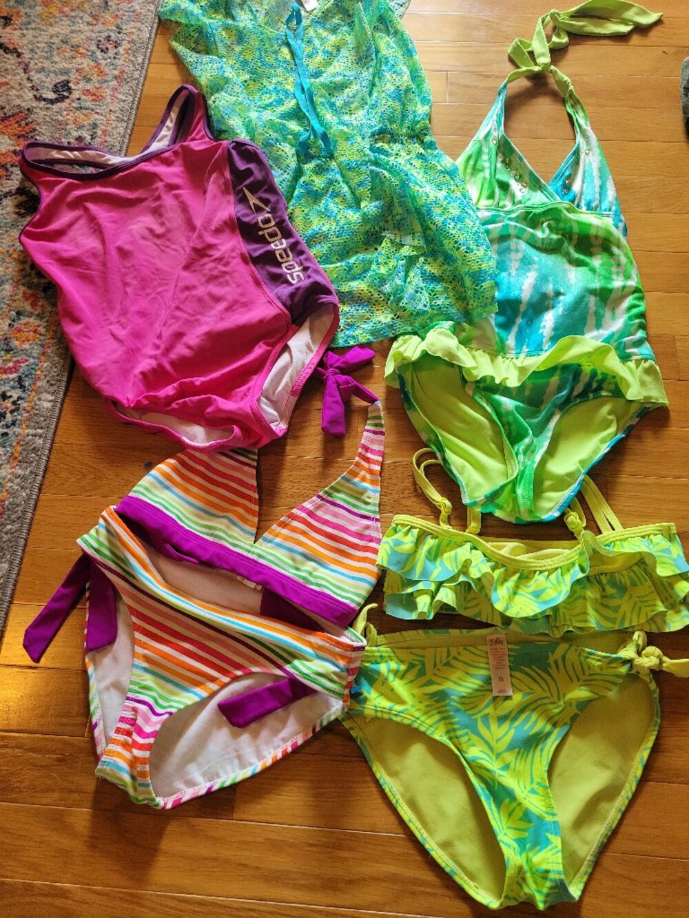Girls size 10/12 Swim lot